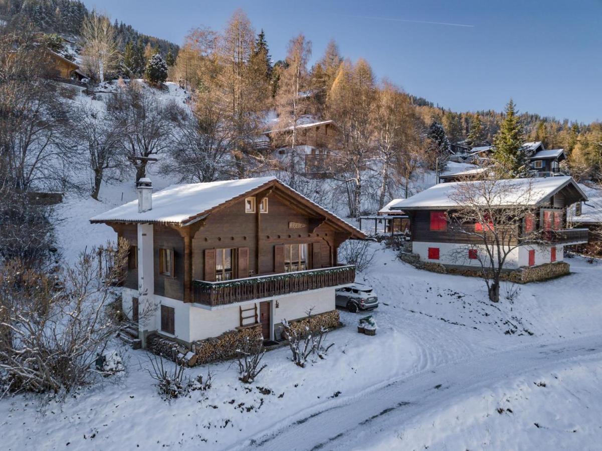 Chalet Noisette Authentic Swiss Chalet Perfect For Families La Tzoumaz Eksteriør billede