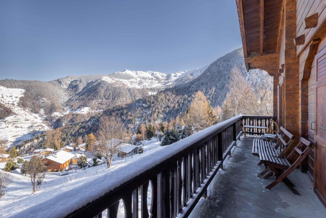 Chalet Noisette Authentic Swiss Chalet Perfect For Families La Tzoumaz Eksteriør billede